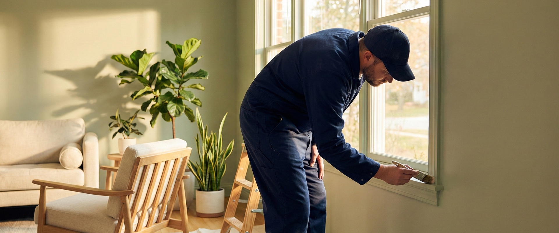 Farmer in greenhouse