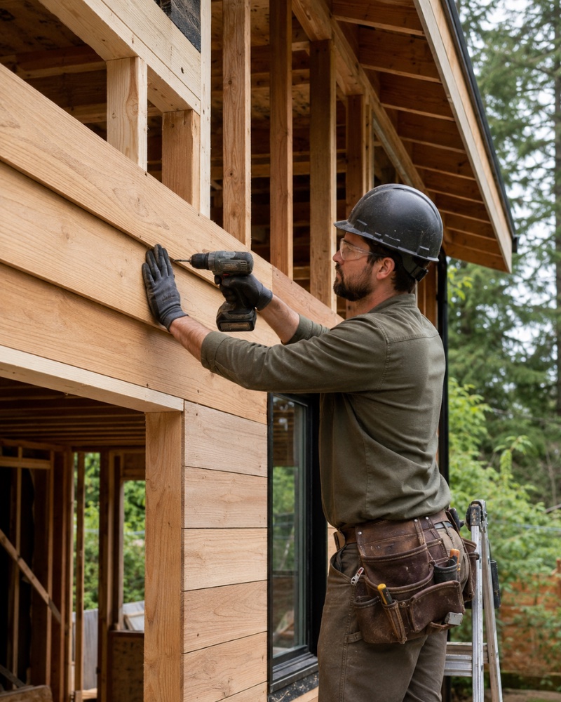 Accessory dwelling unit under construction in Portland, Oregon
