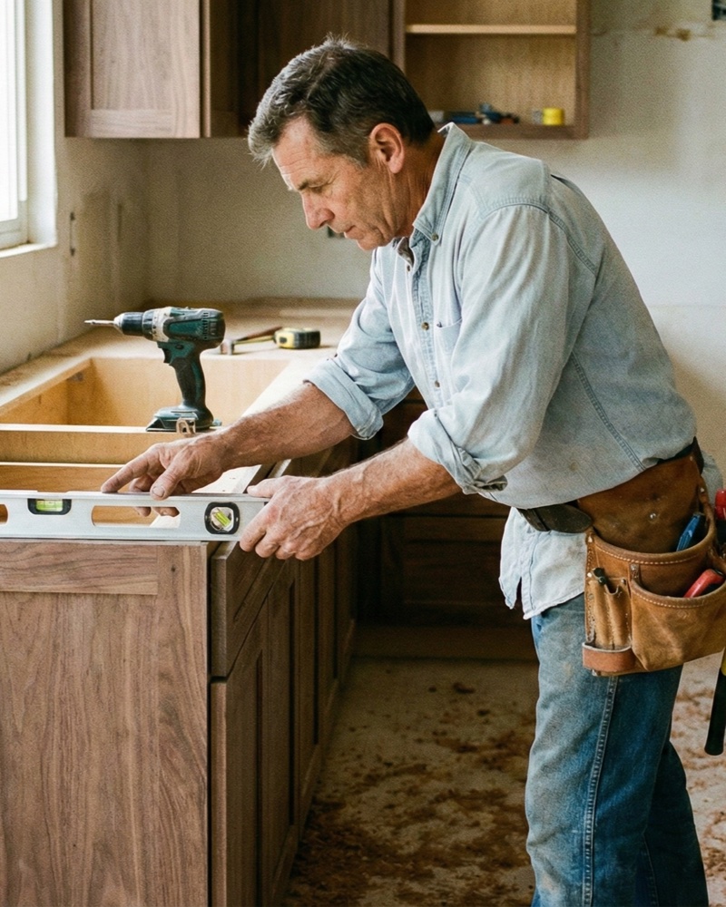 Kitchen remodeling process
